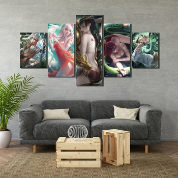 5 Piece HD Cartoon Sexy Girl Pictures 12 Symbolic Animals Beauty Paintings on Canvas Wall Art for Home Decor 
5 Piece HD Cartoon Sexy Girl Pictures 12 Symbolic Animals Beauty Paintings on Canvas Wall Art for Home Decor