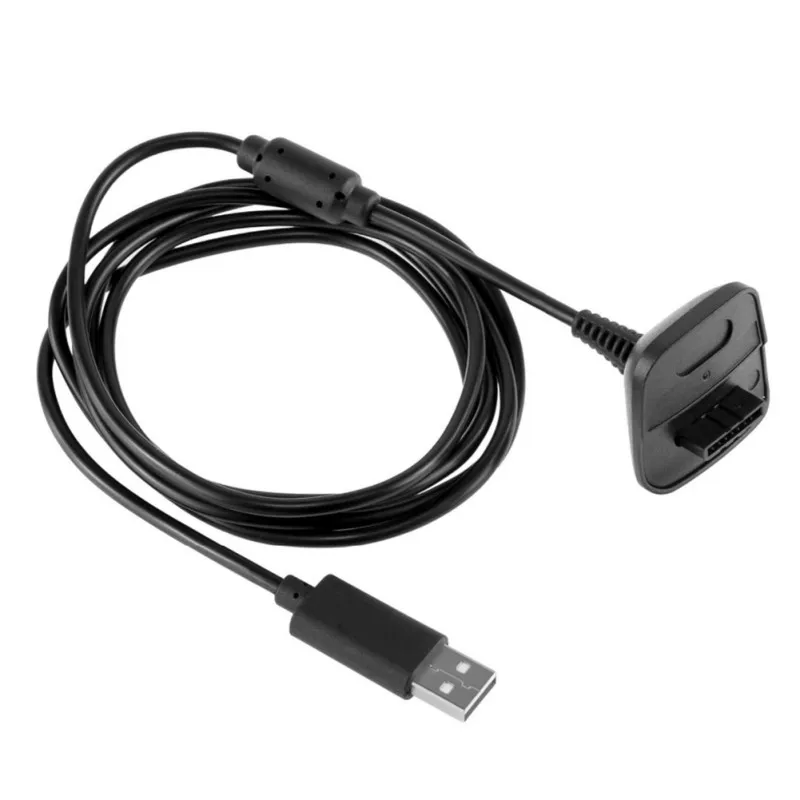 Фото Игровой зарядный кабель для Microsoft Xbox 360 зарядка USB Проводная XBOX360 контроллер