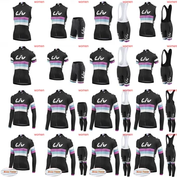 Liv Women cycling jersey team summer/Spring/Autumn/winter thermal long sleeve/Short Sleeves/Sleeveless bib pants sets 120506L
Liv Women cycling jersey team summer/Spring/Autumn/winter thermal long sleeve/Short Sleeves/Sleeveless bib pants sets 120506L