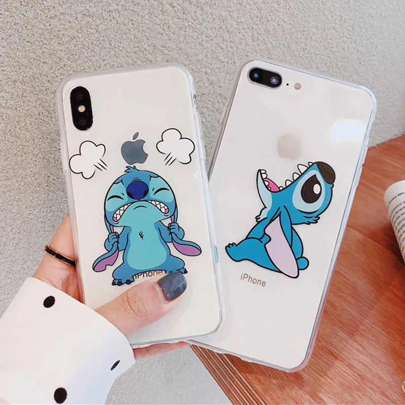 Cartoon Cute Stich Stitch Transparent Phone Case For iPhone 7 8 6 6s Plus X XR XS MAX Soft Silicone TPU Cover Coque Fundas
Cartoon Cute Stich Stitch Transparent Phone Case For iPhone 7 8 6 6s Plus X XR XS MAX Soft Silicone TPU Cover Coque Fundas