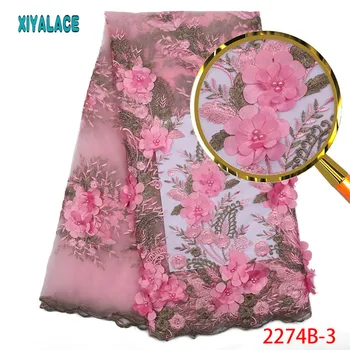 Pink African Lace Fabric High Quality 3d Nigerian Wedding Lace Fabric Embroidery French Farican Lace Fabric For 5yards PGC2274B
Pink African Lace Fabric High Quality 3d Nigerian Wedding Lace Fabric Embroidery French Farican Lace Fabric For 5yards PGC2274B