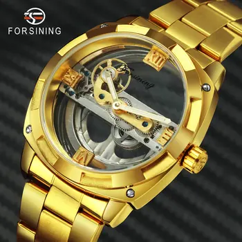 Luxury Brand Man Golden Bridge Watch 2019 FORSINING Automatic Mechanical Men Sports Watches Stainless Steel Band Wristwatch Mens
Luxury Brand Man Golden Bridge Watch 2019 FORSINING Automatic Mechanical Men Sports Watches Stainless Steel Band Wristwatch Mens