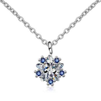 New Simple White Blue Cubic Zircon Pendant Necklace Women Silver 925 Jewelry Korean Short Chokers Necklaces for Girl Gift
New Simple White Blue Cubic Zircon Pendant Necklace Women Silver 925 Jewelry Korean Short Chokers Necklaces for Girl Gift