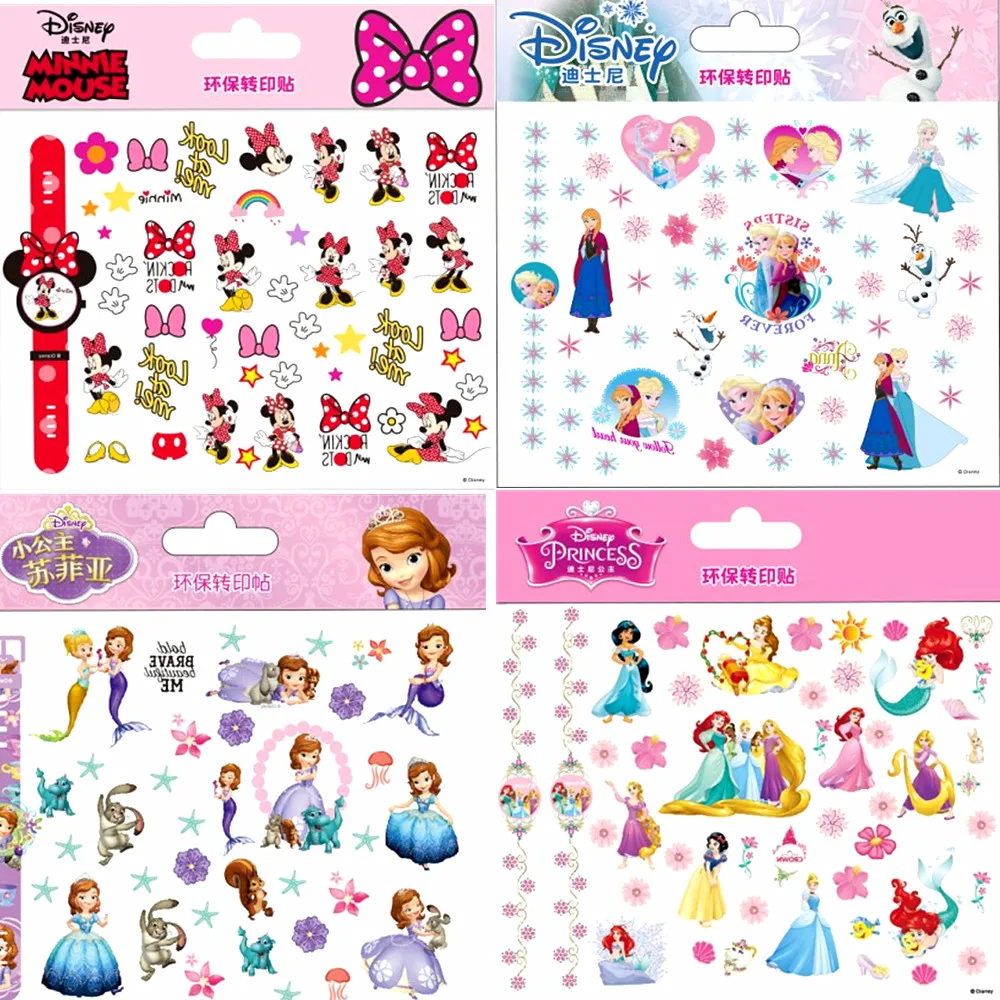 Disney frozen minnie healthy children Waterproof tattoo hand Watch Sticker happy birthday kids makeup baby girl show toys gift
Disney frozen minnie healthy children Waterproof tattoo hand Watch Sticker happy birthday kids makeup baby girl show toys gift