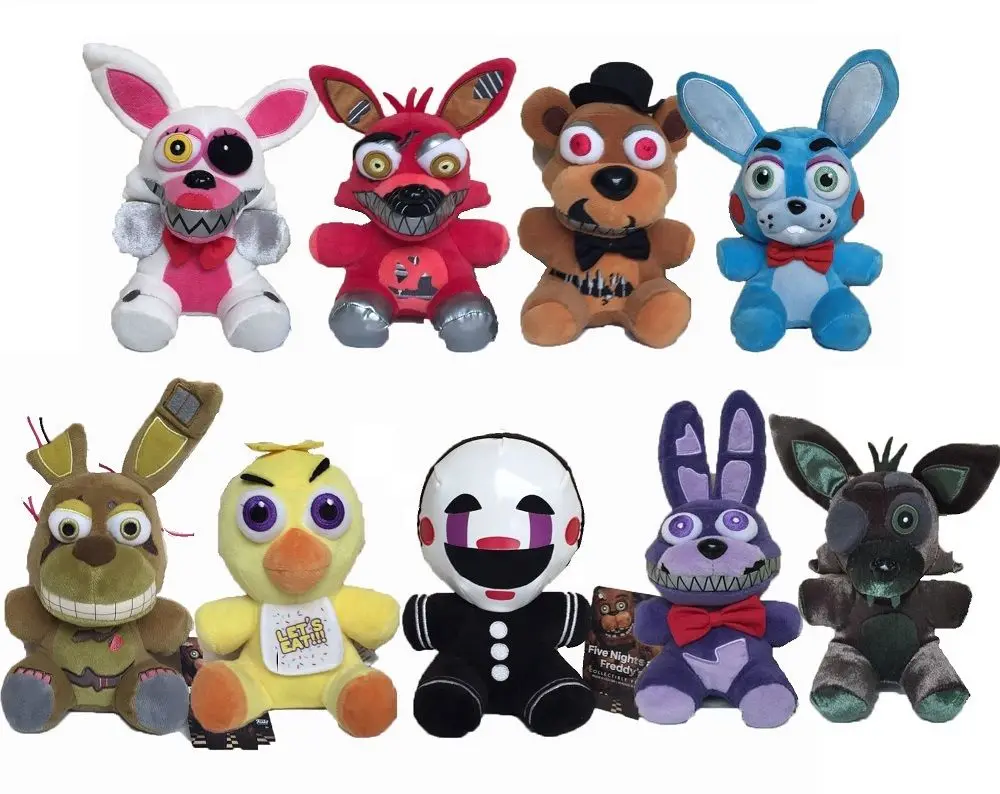 Five Nights At Freddy's 4 FNAF Golden Freddy foxy Bonnie Chica Plush Toys stuffed doll kids gift Freddy Fazb Free Shipping
Five Nights At Freddy's 4 FNAF Golden Freddy foxy Bonnie Chica Plush Toys stuffed doll kids gift Freddy Fazb Free Shipping