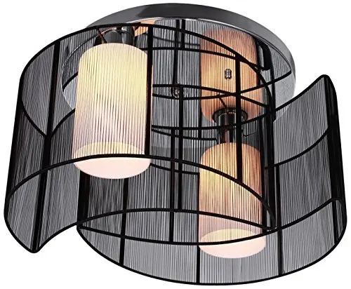 Flush Mount Ceiling Light Fixture with Fabric Shade and Cloth Cover Chrome dChandeliers for de Hallway Study Room/Office Bedroom
Flush Mount Ceiling Light Fixture with Fabric Shade and Cloth Cover Chrome dChandeliers for de Hallway Study Room/Office Bedroom