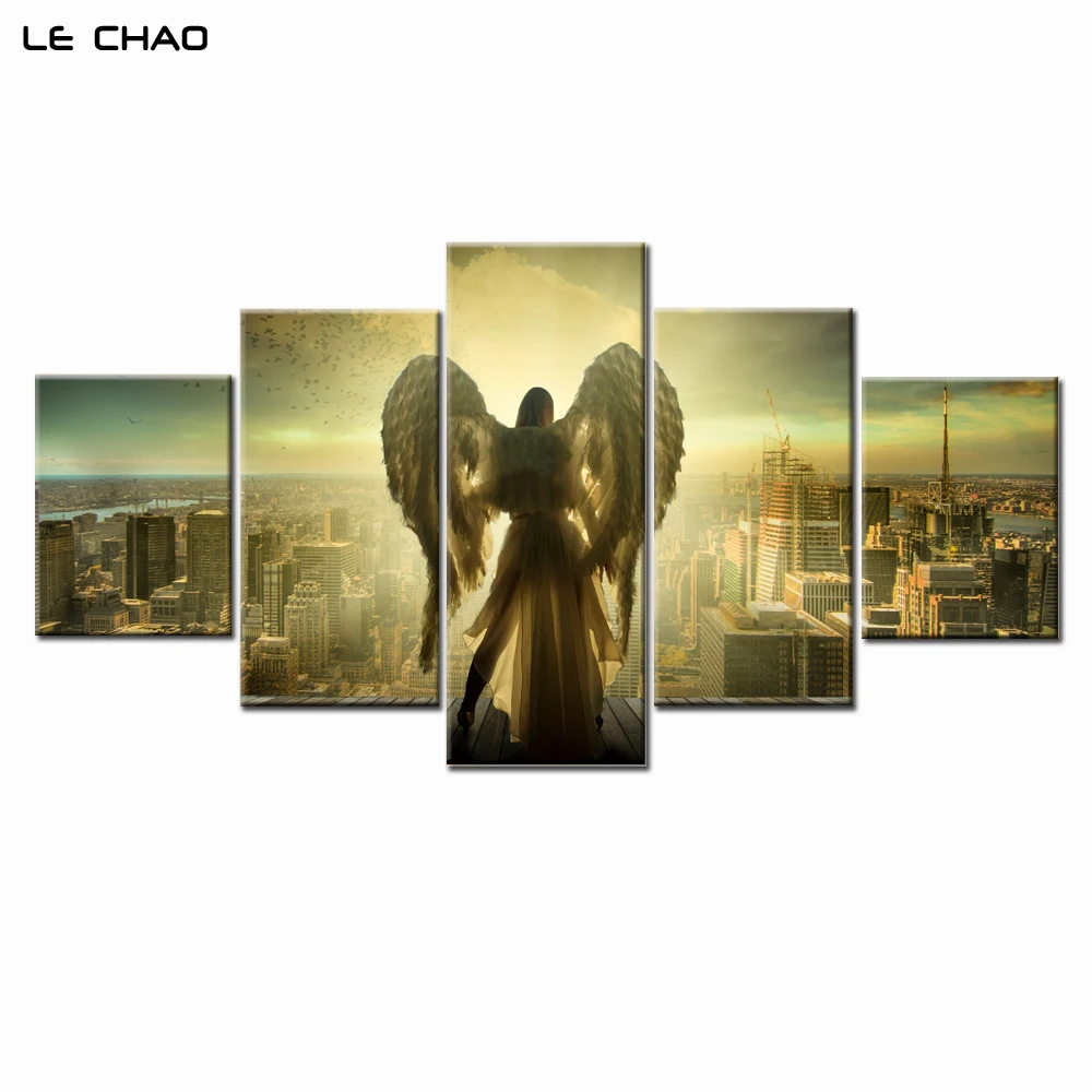 LE CHAO Wall Art Canvas Painting Salvation Angel Canvas Painting Wall Pictures for Living Posters and Prints Combination Poster
LE CHAO Wall Art Canvas Painting Salvation Angel Canvas Painting Wall Pictures for Living Posters and Prints Combination Poster