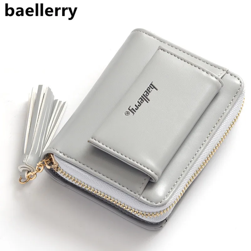 Baellerry Brand Wallet Women 2018 New Pu Leather Ladies Short Wallet Tassel Zipper Small Purse Designer Female Purse for Coins
Baellerry Brand Wallet Women 2018 New Pu Leather Ladies Short Wallet Tassel Zipper Small Purse Designer Female Purse for Coins