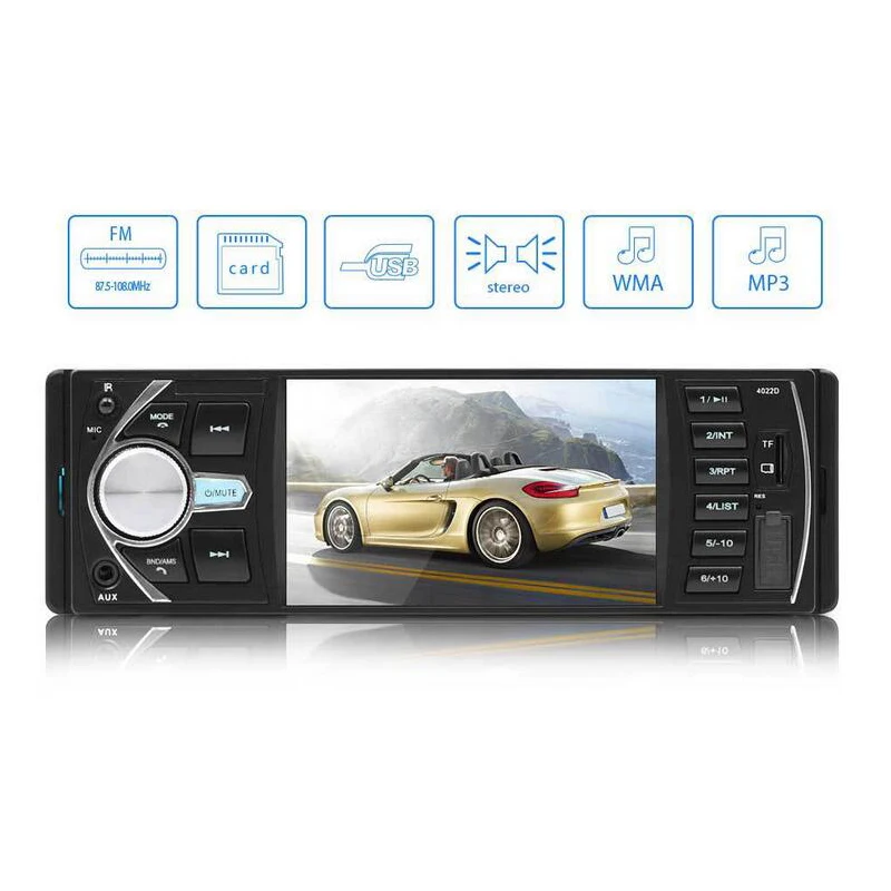 Double Din 7 inch Screen Car MP5 Multimedia Player Radio Bluetooth GPS FM USB AUX Support DVR Connected Rear View Camera SWC
Double Din 7 inch Screen Car MP5 Multimedia Player Radio Bluetooth GPS FM USB AUX Support DVR Connected Rear View Camera SWC