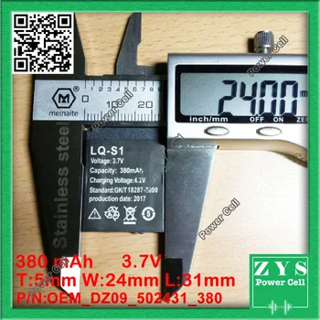 Safety Packing (Level 4) 1pcsOriginal rechargeable Li-ion Battery 3.7V 380MAH Smart Watch Battery Replacement Battery For Smart
Safety Packing (Level 4) 1pcsOriginal rechargeable Li-ion Battery 3.7V 380MAH Smart Watch Battery Replacement Battery For Smart