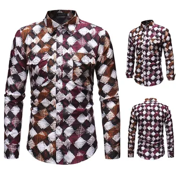 New Men's Fashion Business Gentleman Plaid Shirt Stitching Slim Men's Long Sleeved Shirt
New Men's Fashion Business Gentleman Plaid Shirt Stitching Slim Men's Long Sleeved Shirt