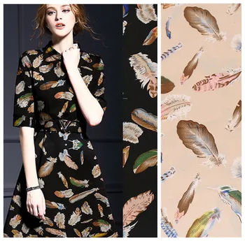150 cm stretch satin printed fabric meter twill pajamas dress scarf fabric material feather print polyester fabric wholesale
150 cm stretch satin printed fabric meter twill pajamas dress scarf fabric material feather print polyester fabric wholesale