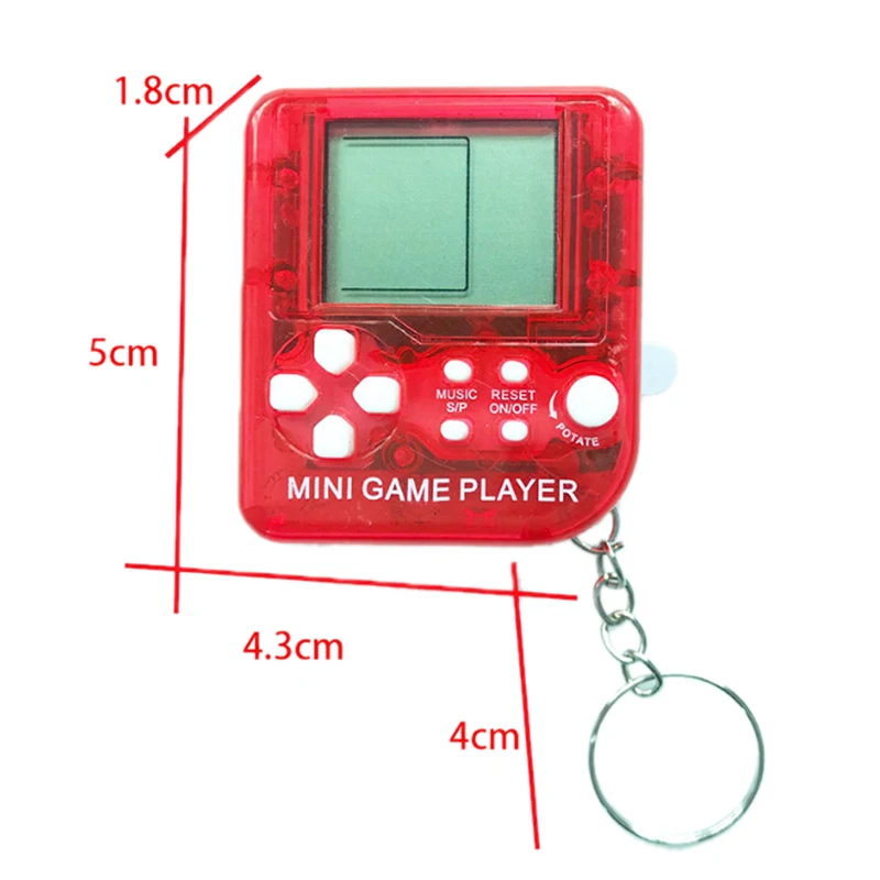 Classical Mini Tetris Keychain Electronic Game Machine Education Toys For Kids Game Gifts Keyring Random Color
Classical Mini Tetris Keychain Electronic Game Machine Education Toys For Kids Game Gifts Keyring Random Color