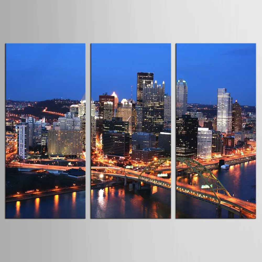 Fashion HD Large Canvas painting 3 Panels Home Decor Wall Art Picture Prints of city night view Artwork
Fashion HD Large Canvas painting 3 Panels Home Decor Wall Art Picture Prints of city night view Artwork