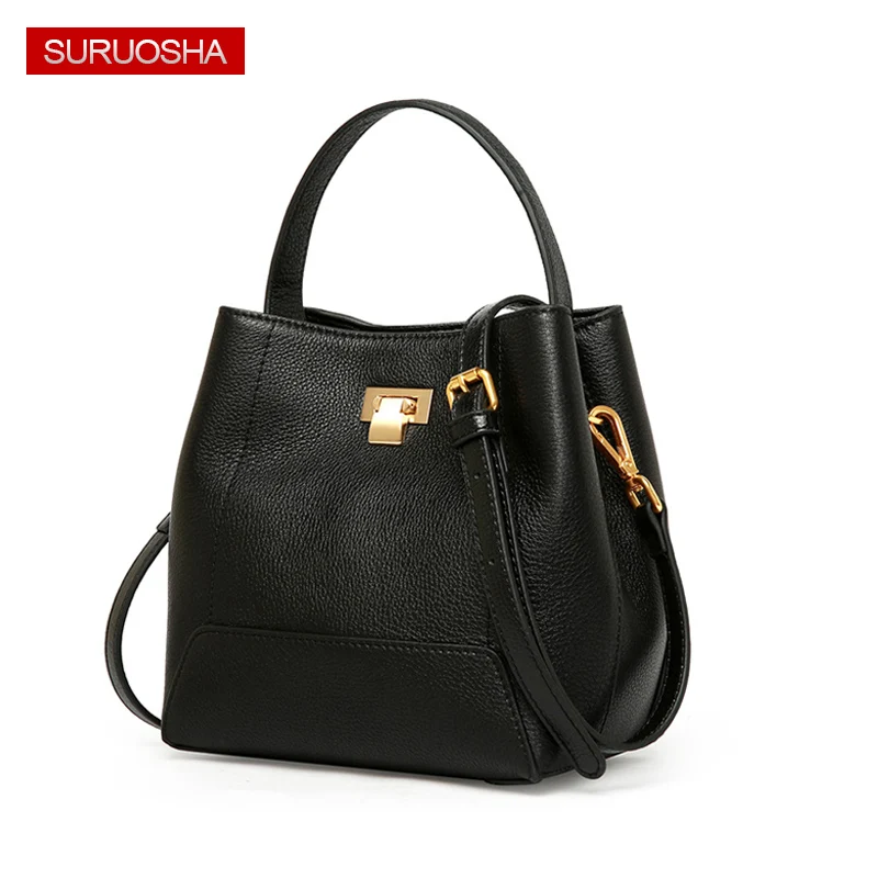 Genuine Leather Women Luxury Bags Handbags Woman Famous Brand Soft Shoulder Real Leather Bucket Shape Messenger Bag
Genuine Leather Women Luxury Bags Handbags Woman Famous Brand Soft Shoulder Real Leather Bucket Shape Messenger Bag