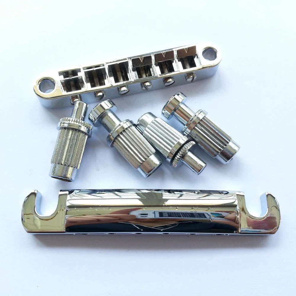 1 Set Chrome Silver Tune-O-Matic LP SG Electric Guitar Bridge And Tailpiece For Epi MADE IN KOREA
1 Set Chrome Silver Tune-O-Matic LP SG Electric Guitar Bridge And Tailpiece For Epi MADE IN KOREA