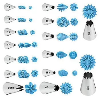 24Pcs/Set Stainless Steel Icing Piping Cake Nozzles Russian Pastry Decorating Tips Baking Tools For Cake Dessert
24Pcs/Set Stainless Steel Icing Piping Cake Nozzles Russian Pastry Decorating Tips Baking Tools For Cake Dessert
