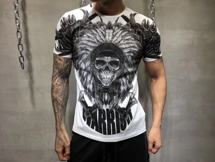 2019 hot sale men tshirt with Rhinestone high quality Summer T Shirt Men Fashion
2019 hot sale men tshirt with Rhinestone high quality Summer T Shirt Men Fashion