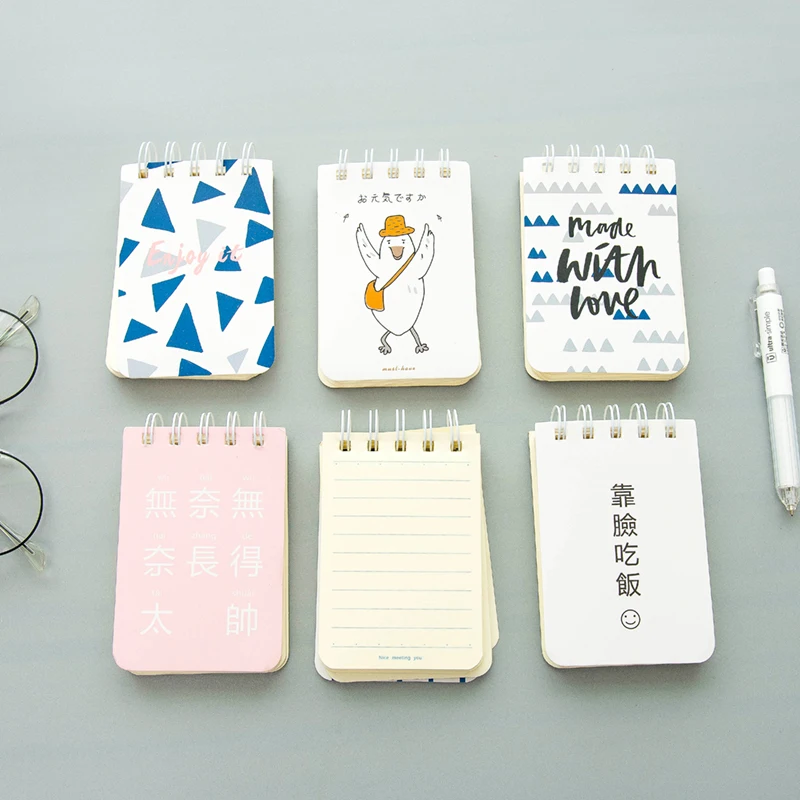 MIRUI stationery South Korea portable pocket coil notebook mini note book kraft paper memo booklet small note
MIRUI stationery South Korea portable pocket coil notebook mini note book kraft paper memo booklet small note