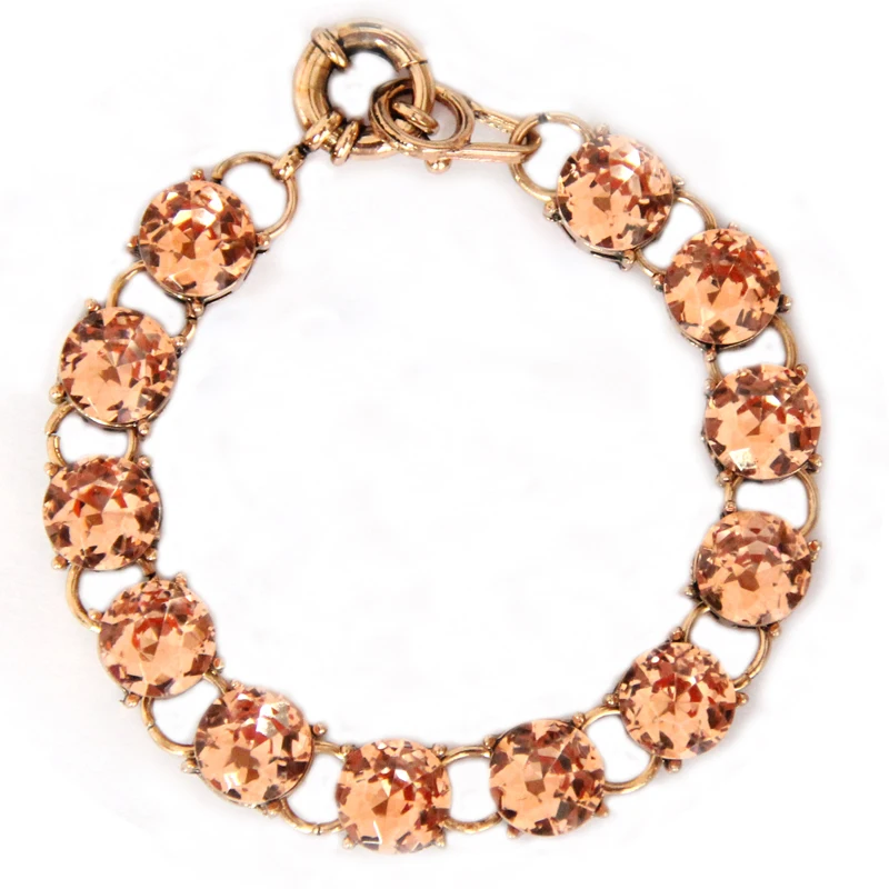 Fashion Jewelry Water Pink Crytal Dot Bracelet Rhinestone Chain Link Bracelets for Women
Fashion Jewelry Water Pink Crytal Dot Bracelet Rhinestone Chain Link Bracelets for Women