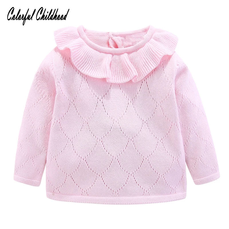 Ruffles Collar Sweater Kids Clothing Knitting Long Sleeve Children Baby Girls Tops 0-3t Spring Autumn
Ruffles Collar Sweater Kids Clothing Knitting Long Sleeve Children Baby Girls Tops 0-3t Spring Autumn