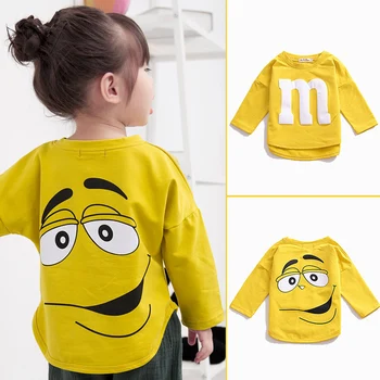 Baby Long Sleeved T-shirt Girl 1-2-3 Year Old Cotton Spring and Autumn Cartoon M Tops Three Colors Candy Toddler Girls T Shirt
Baby Long Sleeved T-shirt Girl 1-2-3 Year Old Cotton Spring and Autumn Cartoon M Tops Three Colors Candy Toddler Girls T Shirt