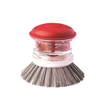 Dish Soap Dispenser for Kitchen Supplies and Sinks Scrub Brush for Cleaning - With Antimicrobial Nylon Bristles and Nonslip Grip
Dish Soap Dispenser for Kitchen Supplies and Sinks Scrub Brush for Cleaning - With Antimicrobial Nylon Bristles and Nonslip Grip