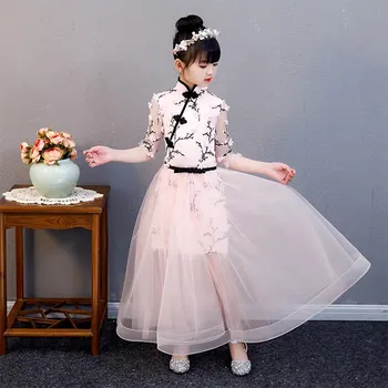 Children Girls Chinese Style Pink Color Classical Birthday Evening Party Qipao Dress Kids Teens Elegant Host Guzheng Tang Dress
Children Girls Chinese Style Pink Color Classical Birthday Evening Party Qipao Dress Kids Teens Elegant Host Guzheng Tang Dress