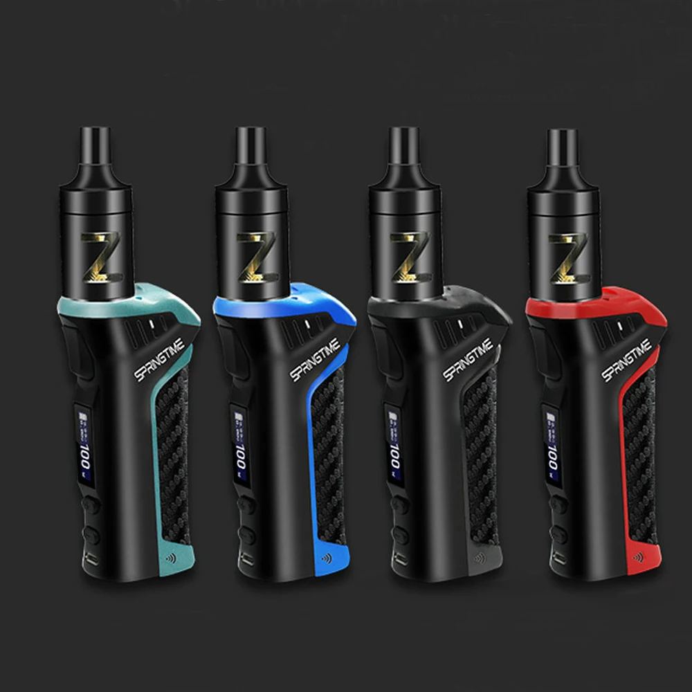 Spring Time 100w Vape Box Mod 2200mah Electronic Cigarette With 2.5ml Tank Vapor Vs Smoke Big Power LED Display Vaporizer Kit
Spring Time 100w Vape Box Mod 2200mah Electronic Cigarette With 2.5ml Tank Vapor Vs Smoke Big Power LED Display Vaporizer Kit