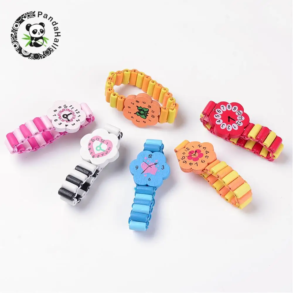 12pcs Mixed Color Wooden Beads Flower Elastic Bracelet for Child Gift for Children's Day 144mm
12pcs Mixed Color Wooden Beads Flower Elastic Bracelet for Child Gift for Children's Day 144mm