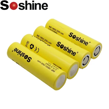 4pcs Soshine 18650 HE4 3.7V 2500mAh 18650 high drain 18650 HE4 battery 35A battery for mech e mod cig power tools
4pcs Soshine 18650 HE4 3.7V 2500mAh 18650 high drain 18650 HE4 battery 35A battery for mech e mod cig power tools
