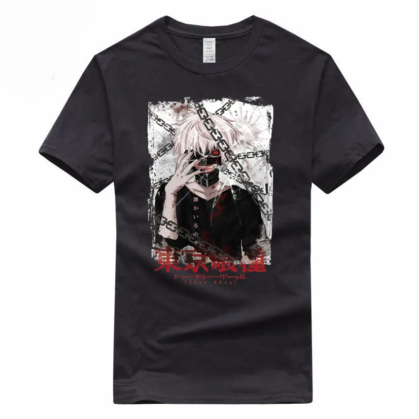 Tokyo Ghoul Anime Euro Size 100% Cotton T-shirt Summer Casual O-Neck Short sleeve Tshirt For Men And Women GMT090
Tokyo Ghoul Anime Euro Size 100% Cotton T-shirt Summer Casual O-Neck Short sleeve Tshirt For Men And Women GMT090