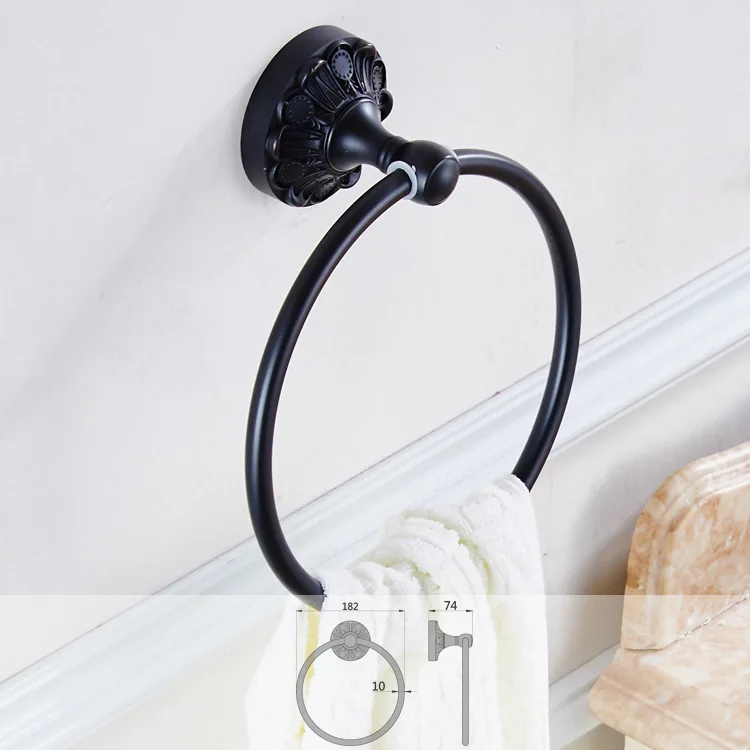 AUSWIND Antique Black Solid Brass Towel Ring for Bathroom,Wall Mounted Oil rubbed Bronze K6111
AUSWIND Antique Black Solid Brass Towel Ring for Bathroom,Wall Mounted Oil rubbed Bronze K6111