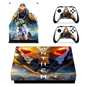 

Anthem Skin Sticker Decal For Microsoft Xbox One X Console and Controller Skin Stickers for Xbox One X Skin Vinyl