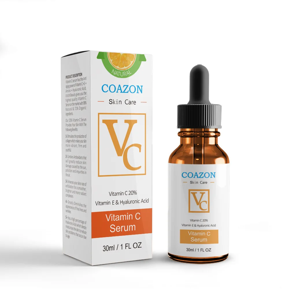 Hot Sale Vitamin C Moisturizing Repairing Face Care Whitening Serum 30ml VC Hyaluronic Acid Essence Fit for All Skin Types
Hot Sale Vitamin C Moisturizing Repairing Face Care Whitening Serum 30ml VC Hyaluronic Acid Essence Fit for All Skin Types
