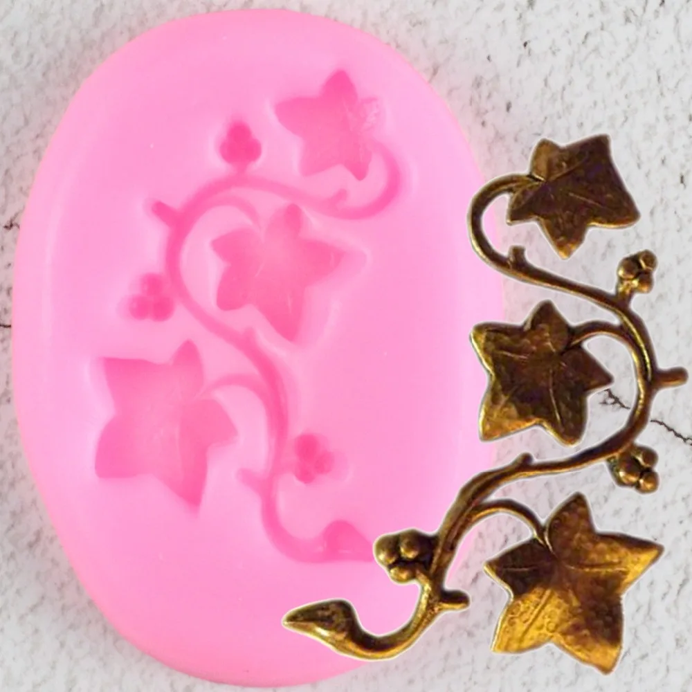 Ivy Vine Leaf Silicone Mold Relief Fondant Mould Cake Decoration Tools Candy Chocolate Gumpaste Molds Sugarcraft Kitchen Baking 
Ivy Vine Leaf Silicone Mold Relief Fondant Mould Cake Decoration Tools Candy Chocolate Gumpaste Molds Sugarcraft Kitchen Baking