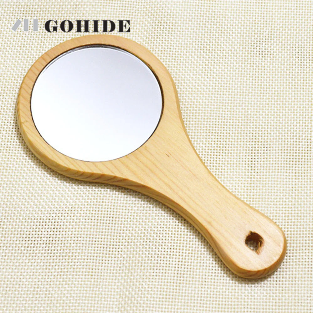 GUH A Quality Mini Wood Mirror With Handle European Simple Design Wooden Mirror Beauty Makeup Tools Portable Mirror Easy Using
GUH A Quality Mini Wood Mirror With Handle European Simple Design Wooden Mirror Beauty Makeup Tools Portable Mirror Easy Using