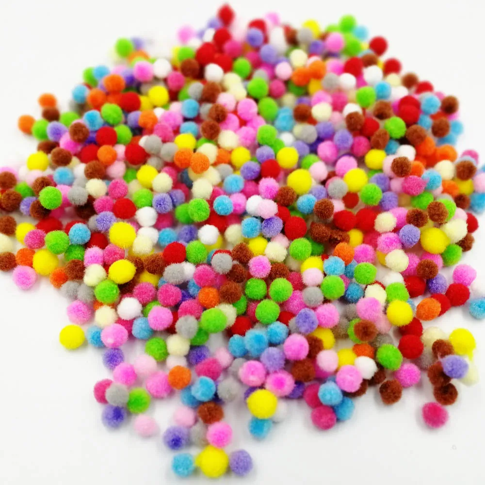 8mm 600pcs/Lot Pompoms Soft Round Shaped Pompon Fur Ball For Kids DIY Crafts Handwork Festival Garment Sewing Home Decoration
8mm 600pcs/Lot Pompoms Soft Round Shaped Pompon Fur Ball For Kids DIY Crafts Handwork Festival Garment Sewing Home Decoration