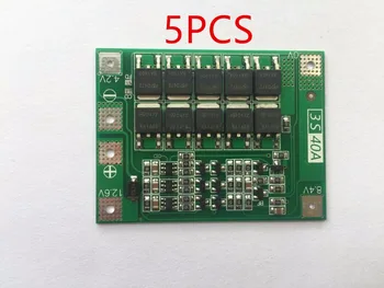 5PCS 3S 40A Li-ion Lithium Battery Charger Protection Board PCB BMS with Balancer For Drill Motor 11.1V 12.6V Lipo Cell Module
5PCS 3S 40A Li-ion Lithium Battery Charger Protection Board PCB BMS with Balancer For Drill Motor 11.1V 12.6V Lipo Cell Module