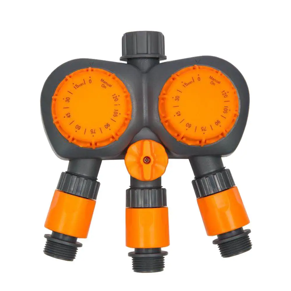 Garden Watering Timer Automatic Machine Water Timer Irrigation Controller System Timer Home 3 Port 2 Head 120 Minutes
Garden Watering Timer Automatic Machine Water Timer Irrigation Controller System Timer Home 3 Port 2 Head 120 Minutes