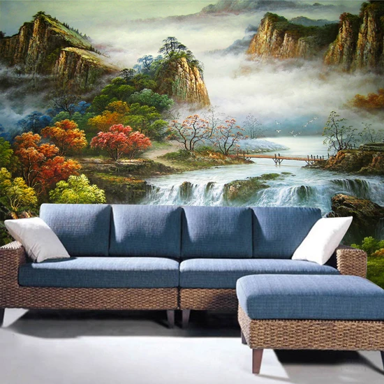 3D Landscape Wallpaper Photo Wall Mural Paper Oil Painting papel de parede for TV Living Room Background Custom Murals
3D Landscape Wallpaper Photo Wall Mural Paper Oil Painting papel de parede for TV Living Room Background Custom Murals