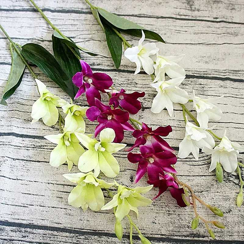 67 CM Long Single Artificial Small Orchid Leaf Flowers Branch Wedding Home Office Hotel Bridal Bouquet Decoration
67 CM Long Single Artificial Small Orchid Leaf Flowers Branch Wedding Home Office Hotel Bridal Bouquet Decoration