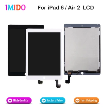 AAA+++Sensor Parts For iPad 6 LCD Display Assembly For iPad Air 2 A1566 A1567 Touch Screen Digitizer Panel Lens with Home Button
AAA+++Sensor Parts For iPad 6 LCD Display Assembly For iPad Air 2 A1566 A1567 Touch Screen Digitizer Panel Lens with Home Button