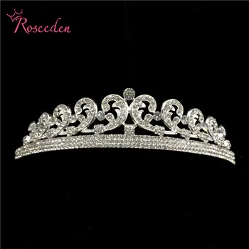New Noble Silver Plated Royal Queen Tiara Crown Wedding Hair Jewelry Bridal Diadem For Women Girls RE204
New Noble Silver Plated Royal Queen Tiara Crown Wedding Hair Jewelry Bridal Diadem For Women Girls RE204