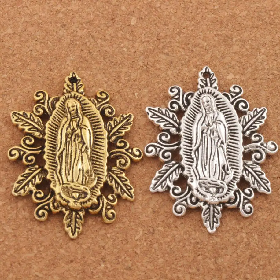 Retro Our Lady of the Holy Scapular Medal Charm Beads 50X37mm 7pcs Antique Silver/Gold Pendant L1790
Retro Our Lady of the Holy Scapular Medal Charm Beads 50X37mm 7pcs Antique Silver/Gold Pendant L1790