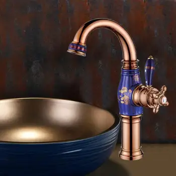 New Europe style Thermostatic Basin faucet Rose gold Brass for cold and hot water tap Sink faucet Vegetable washing basin faucet
New Europe style Thermostatic Basin faucet Rose gold Brass for cold and hot water tap Sink faucet Vegetable washing basin faucet