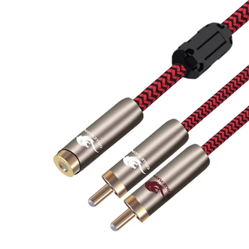 RCA Female to Dual RCA Male Audio Splitter 2 RCA Y Cable For Subwoofer Amplifier Speaker TV Home Theater System 1m 2m 3m 5m 8m
RCA Female to Dual RCA Male Audio Splitter 2 RCA Y Cable For Subwoofer Amplifier Speaker TV Home Theater System 1m 2m 3m 5m 8m