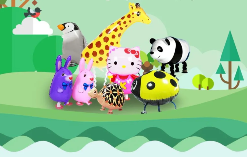 Aluminum foil balloon animals walk children's birthday party decor items cartoon aluminium film pet baby toys
Aluminum foil balloon animals walk children's birthday party decor items cartoon aluminium film pet baby toys