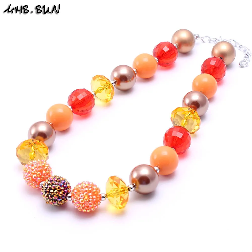 MHS.SUN 2Pcs Thanksgiving Kid Chunky Bubblegum Necklace Girl Children Chunky Beads Necklace Jewelry Gift For Infant
MHS.SUN 2Pcs Thanksgiving Kid Chunky Bubblegum Necklace Girl Children Chunky Beads Necklace Jewelry Gift For Infant