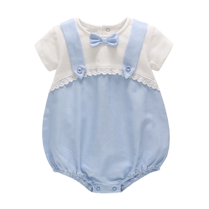 Summer Fashion Baby Rompers Siamese Strap Set Kids Tie Bow Boy Romper Baby Pure Cotton Short Sleeves Siamese Clothes Toddler
Summer Fashion Baby Rompers Siamese Strap Set Kids Tie Bow Boy Romper Baby Pure Cotton Short Sleeves Siamese Clothes Toddler